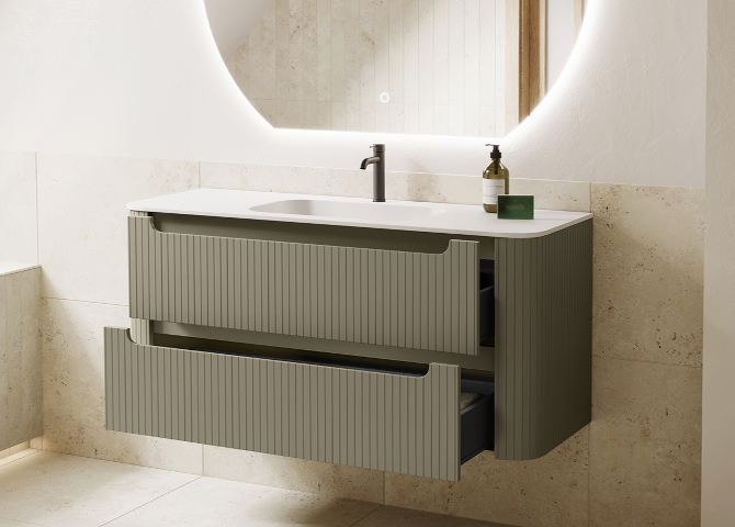 Juice 3D-front 120cm olive lade open