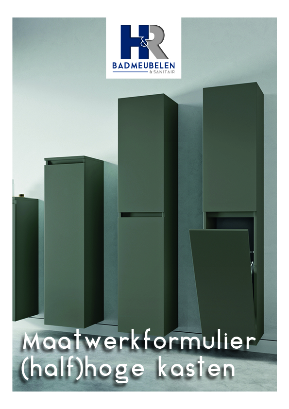 Maatwerkformulier hoge kasten - voorblad