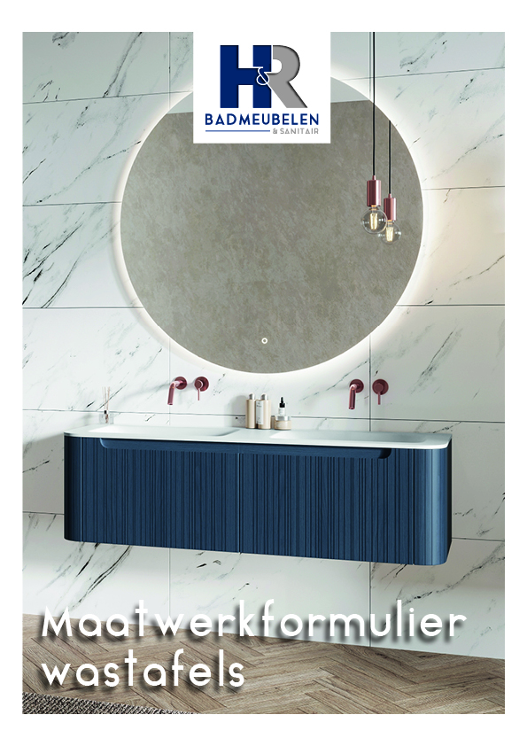 Maatwerkformulier wastafels - voorblad